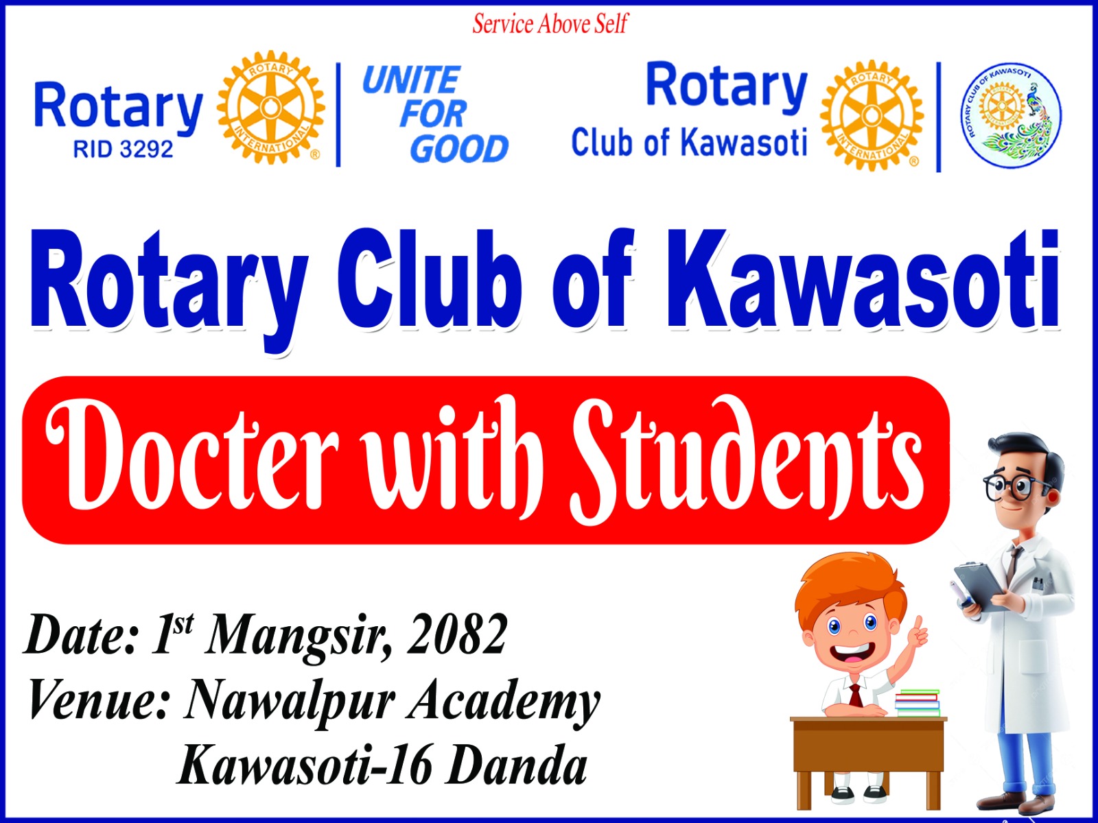 Sududents with Doctor